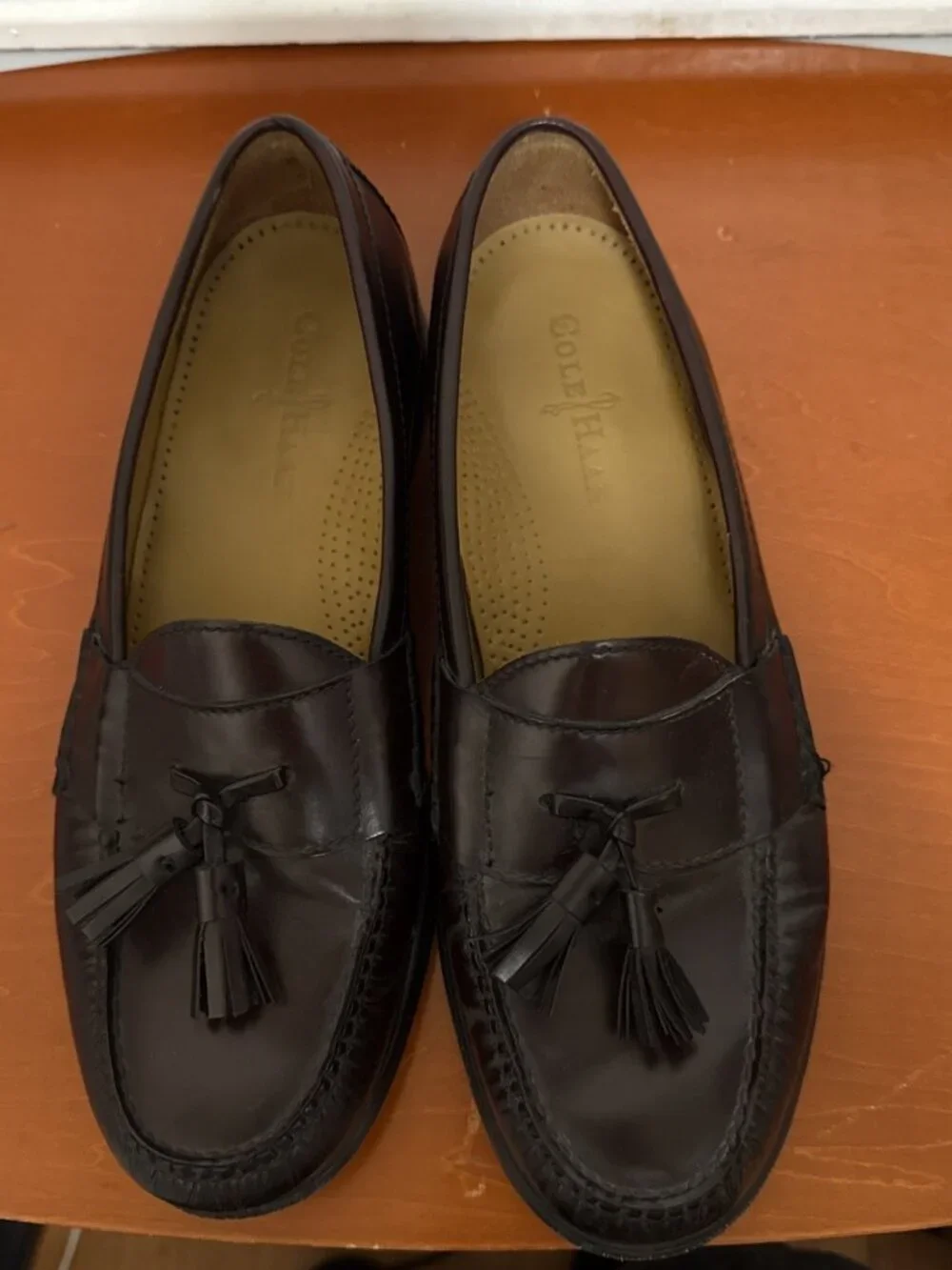Cole Haan Tassel Casual Pinch Loafers #03507 Size 9 D classic super nice leather